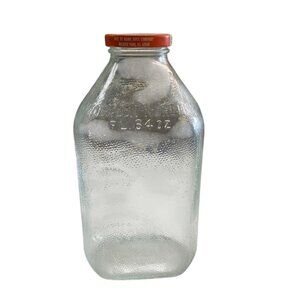 Vintage Home Juice Glass Bottle 64 oz With Original Lid